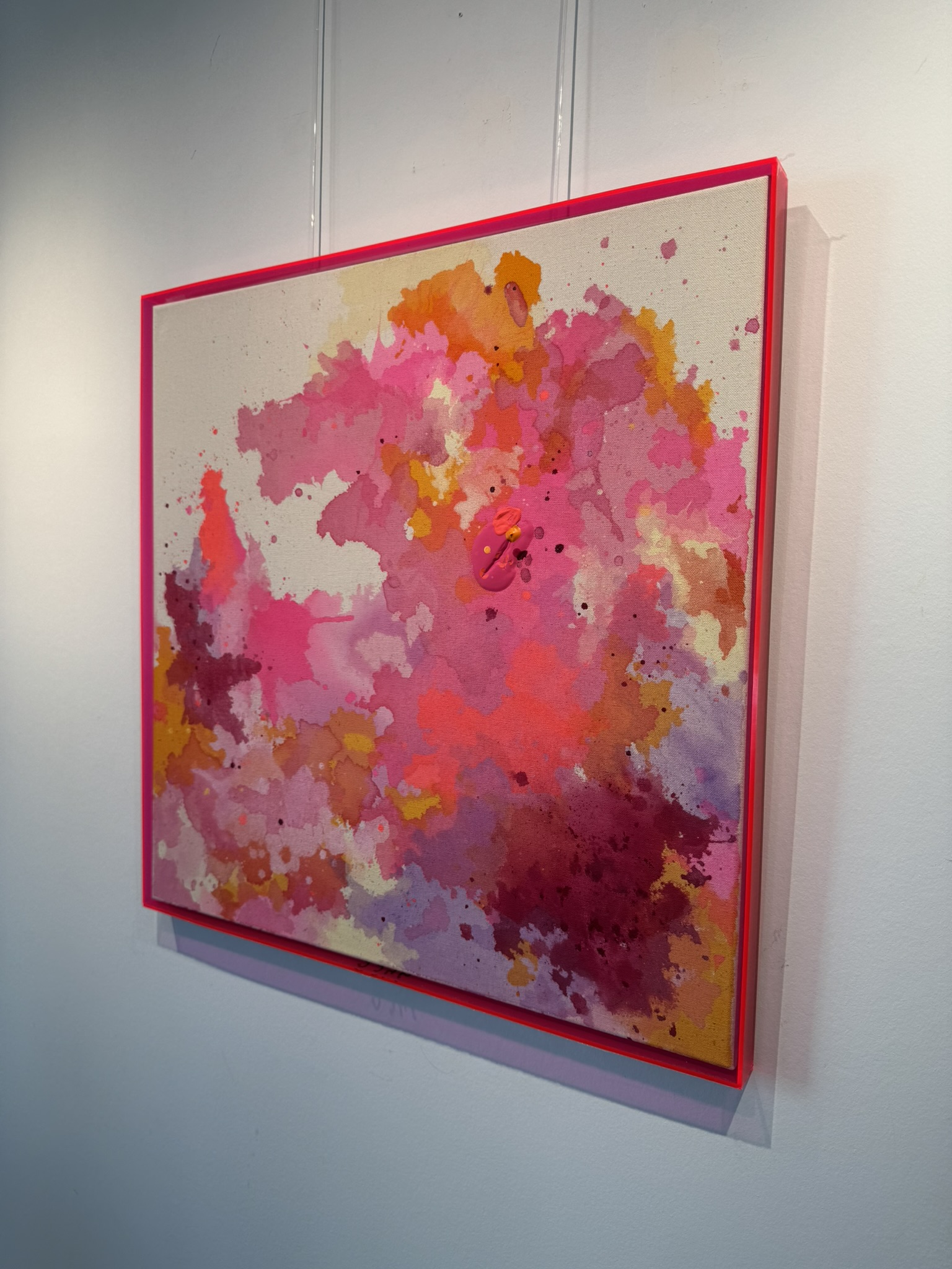Akkorde - Gleichzeitigkeit, 2026, Acryl auf roher Baumwollleinwand, Ansicht 3